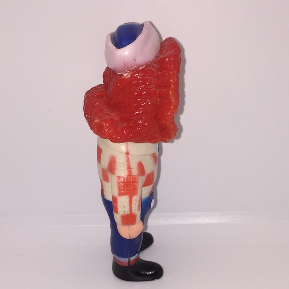 Vintage Raggedy Andy Squeaker Doll Toy 6” Plastic - Picture 7 of 9